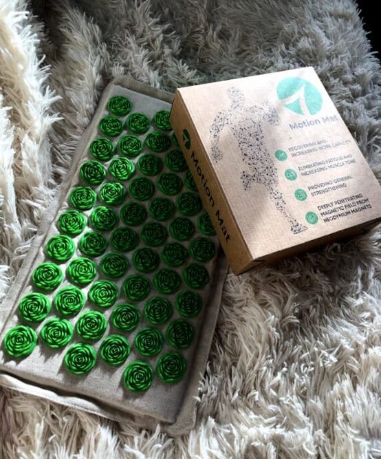 Motion Mat acupressure mat photo, mat review from Miriam from Tel Aviv