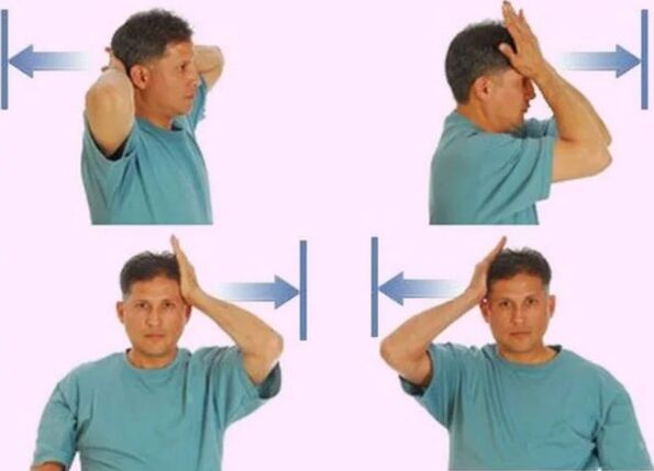 Gymnastics for neck with osteochondrosis